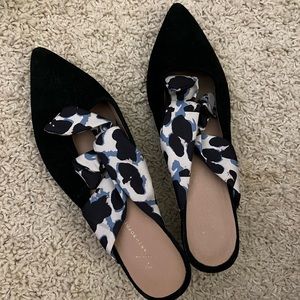 Anthropologie Black Kitten Heels